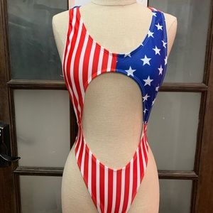 Small one piece bathing suit